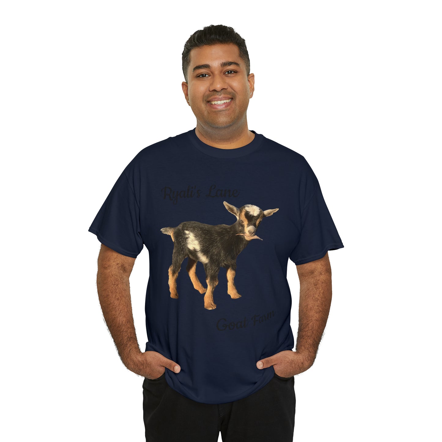 Unisex Heavy Cotton Tee - Ryali's Lane Goat Farm #1