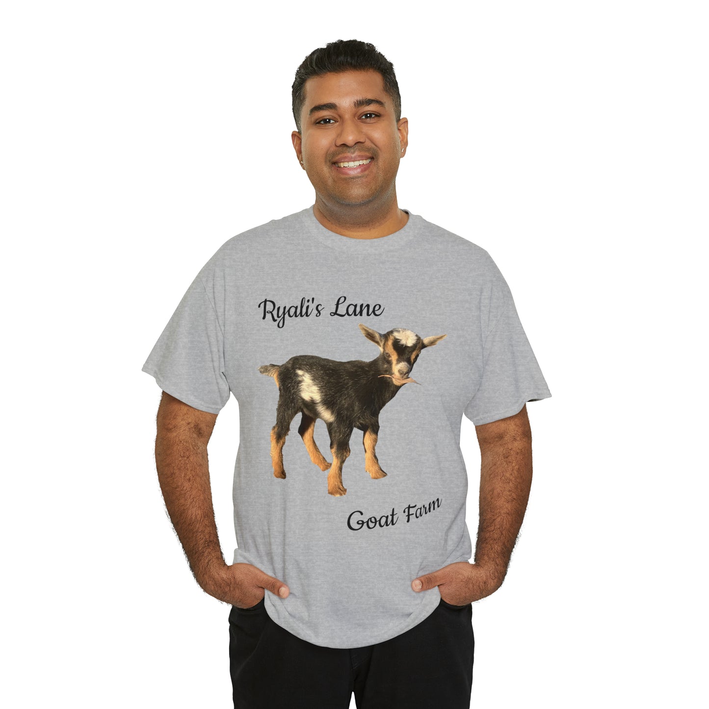 Unisex Heavy Cotton Tee - Ryali's Lane Goat Farm #1