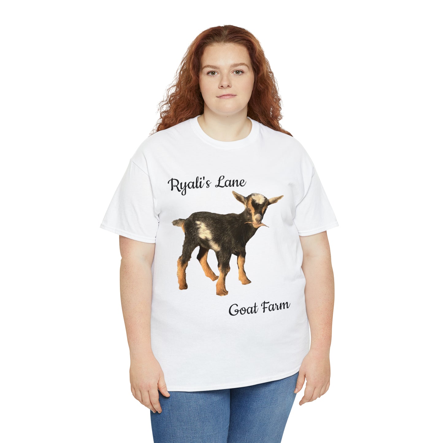 Unisex Heavy Cotton Tee - Ryali's Lane Goat Farm #1