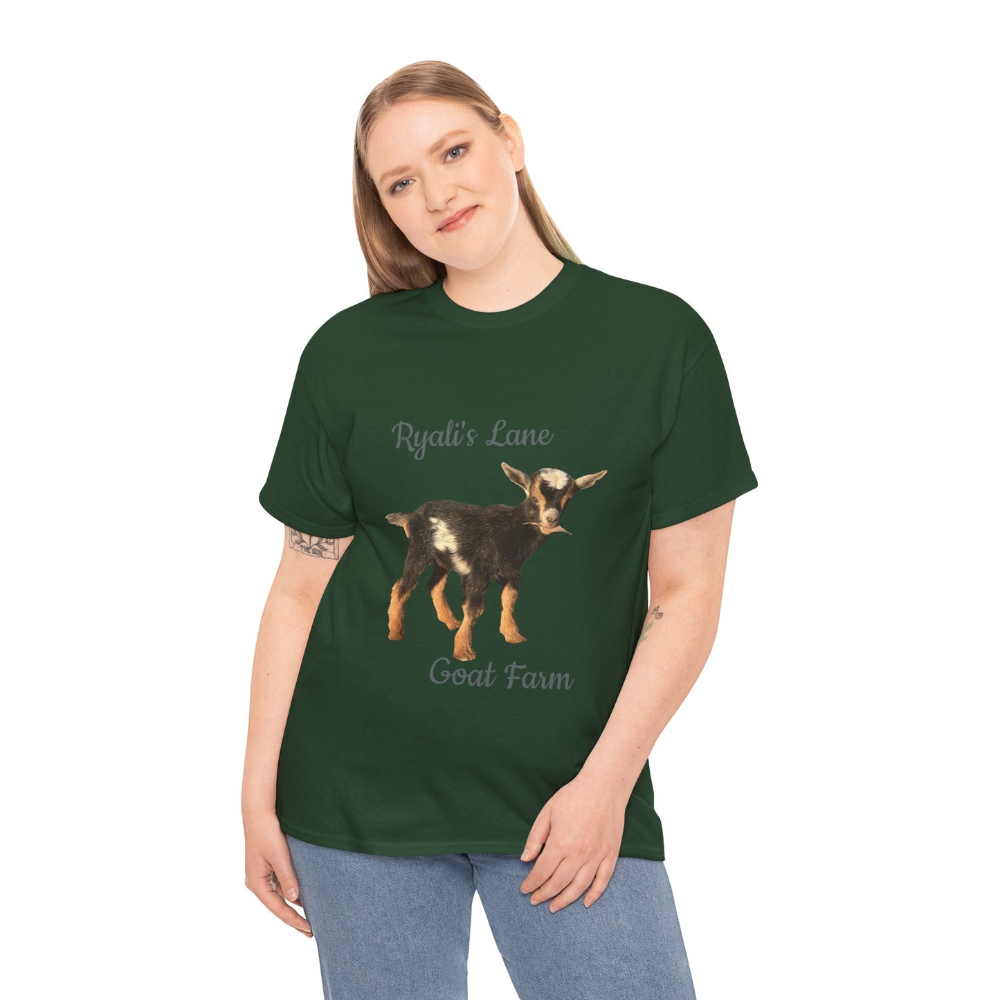 Unisex Heavy Cotton Tee - Ryali's Lane Goat Farm #2