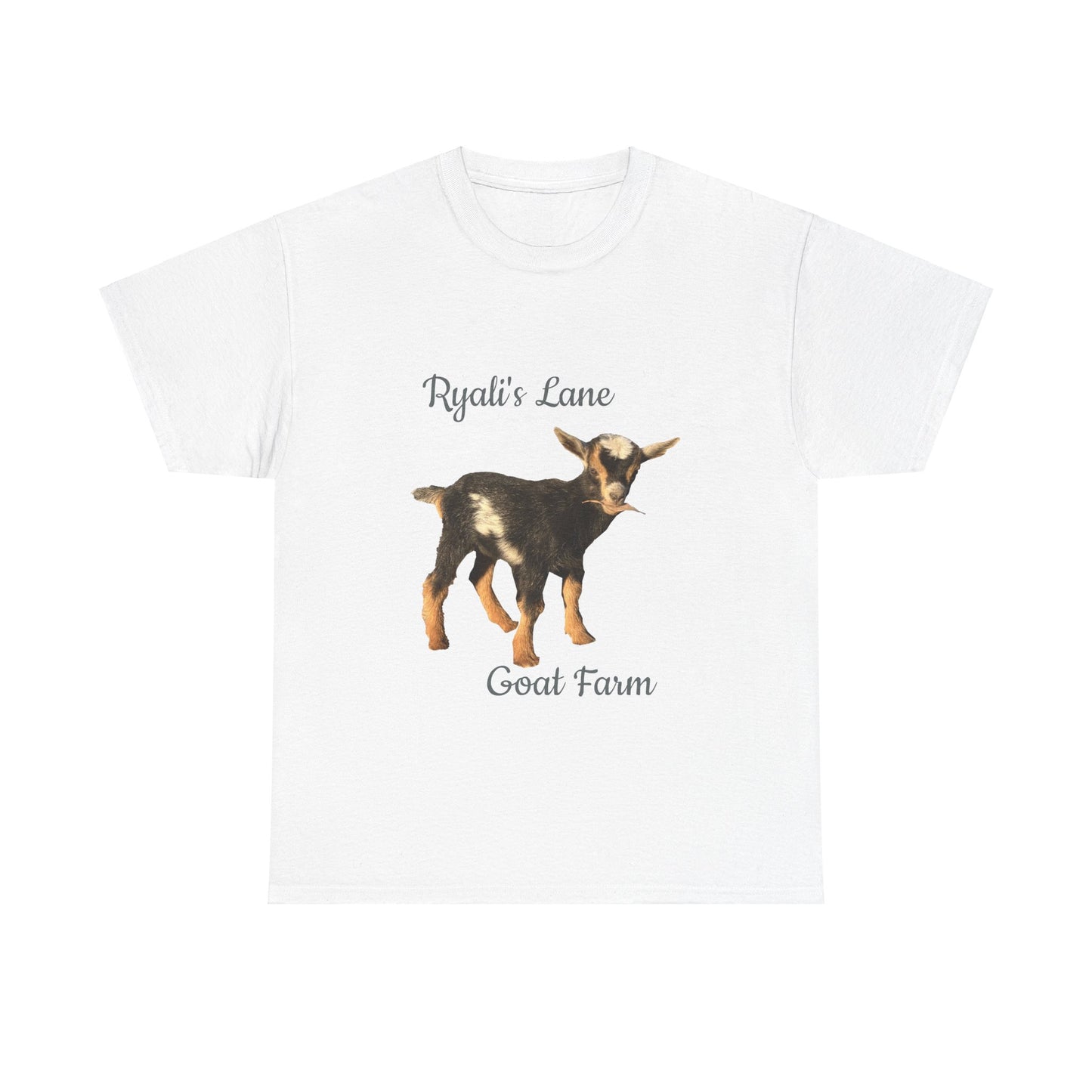Unisex Heavy Cotton Tee - Ryali's Lane Goat Farm #2
