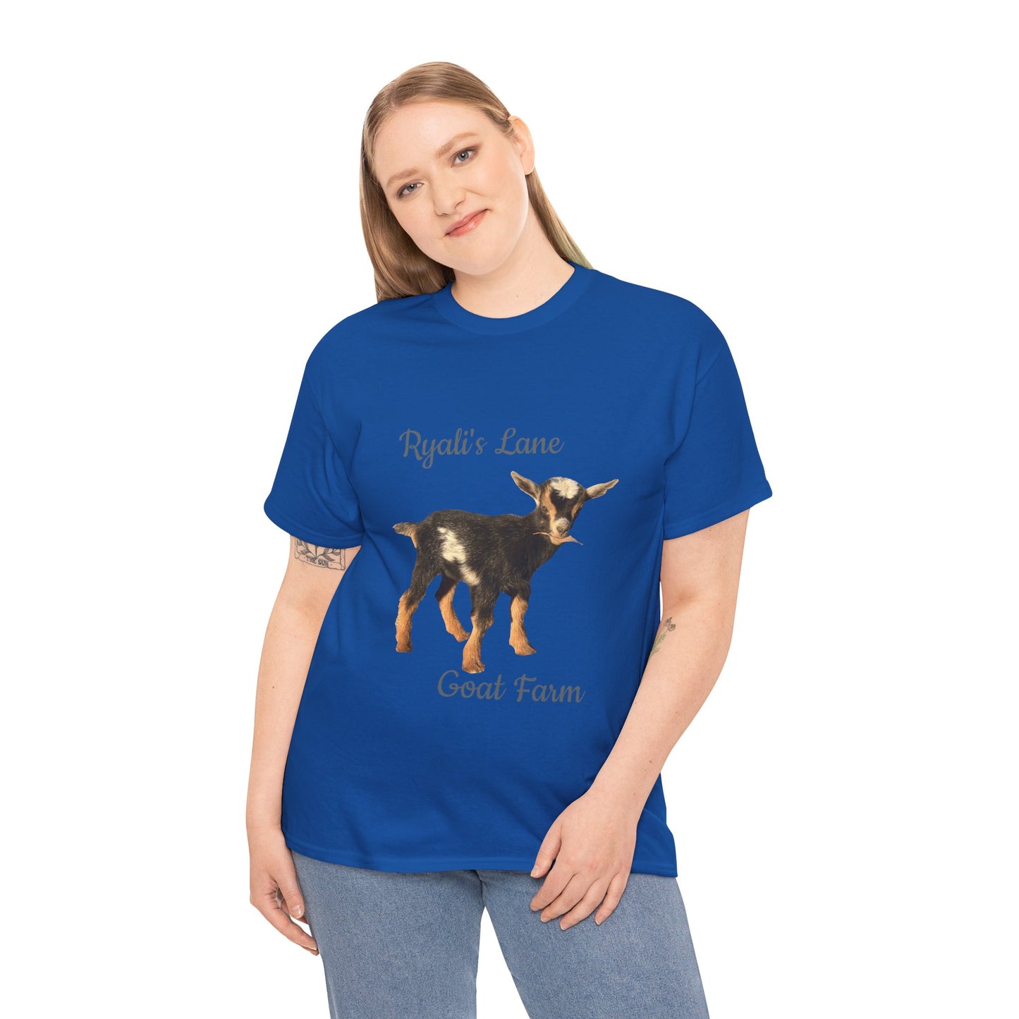 Unisex Heavy Cotton Tee - Ryali's Lane Goat Farm #2