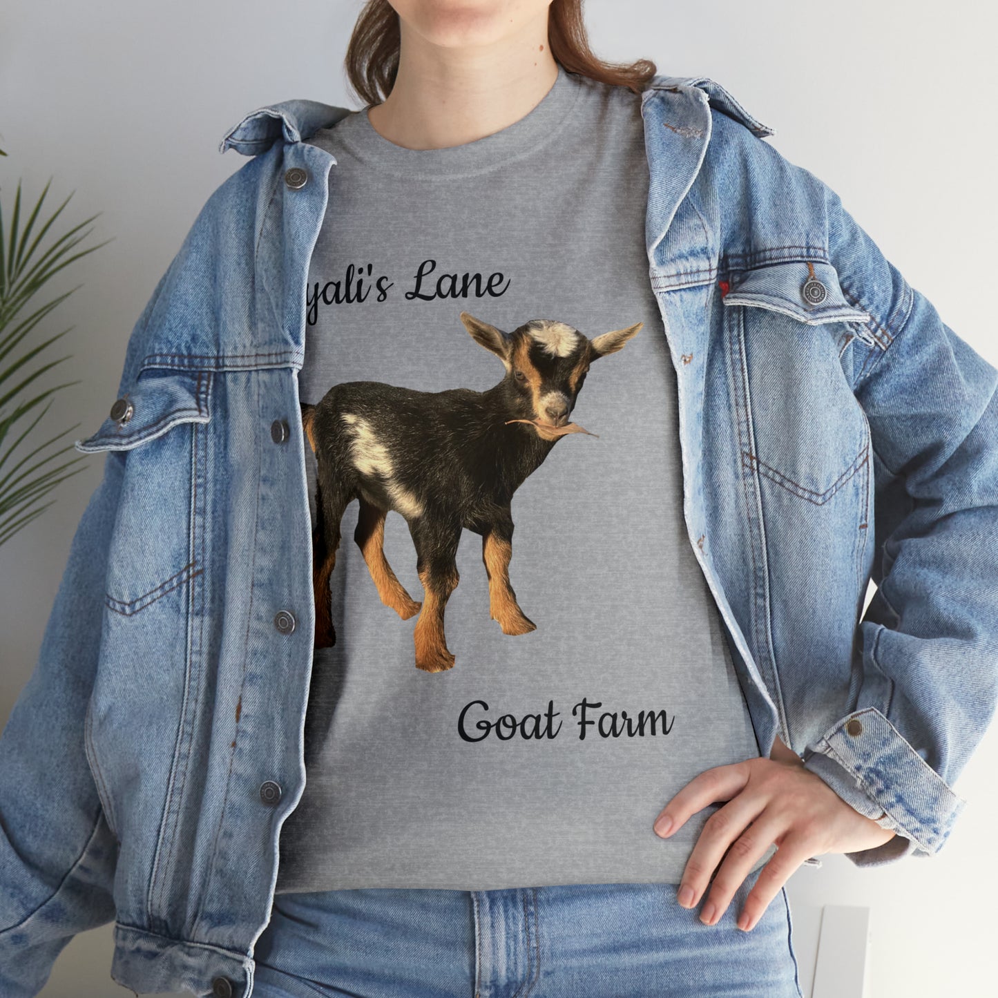 Unisex Heavy Cotton Tee - Ryali's Lane Goat Farm #1