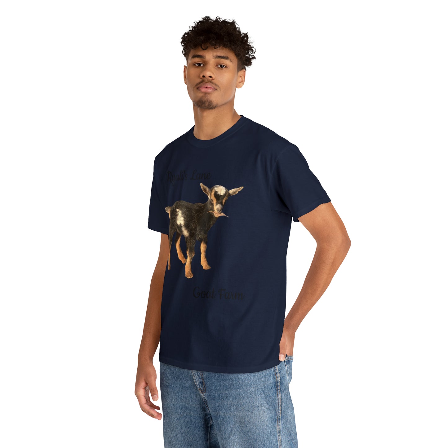 Unisex Heavy Cotton Tee - Ryali's Lane Goat Farm #1