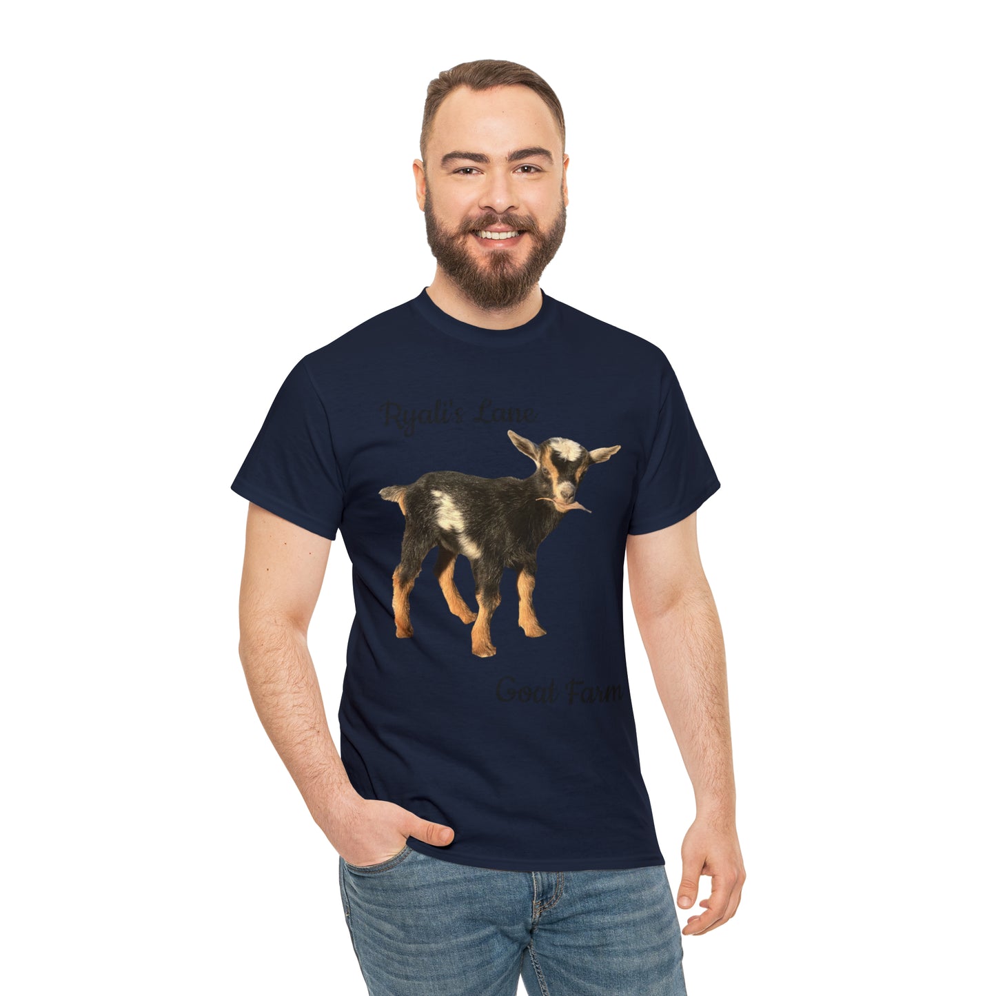 Unisex Heavy Cotton Tee - Ryali's Lane Goat Farm #1