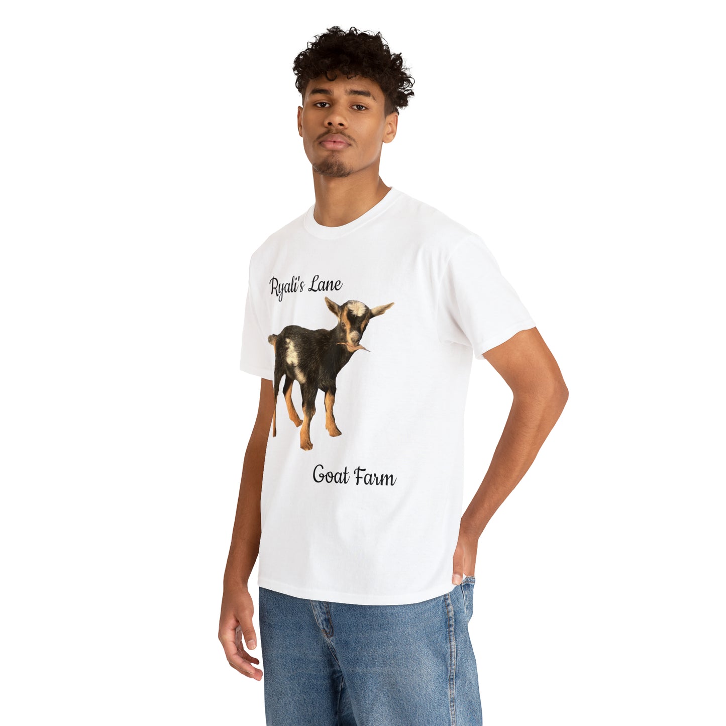 Unisex Heavy Cotton Tee - Ryali's Lane Goat Farm #1