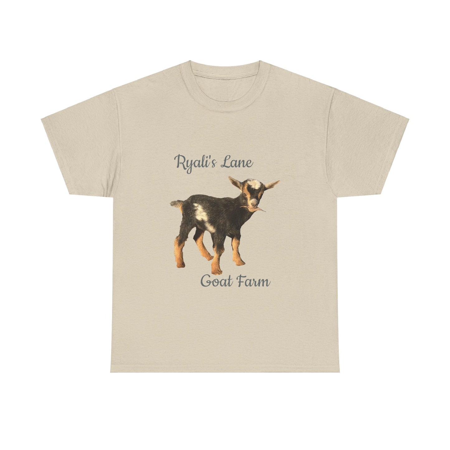 Unisex Heavy Cotton Tee - Ryali's Lane Goat Farm #2
