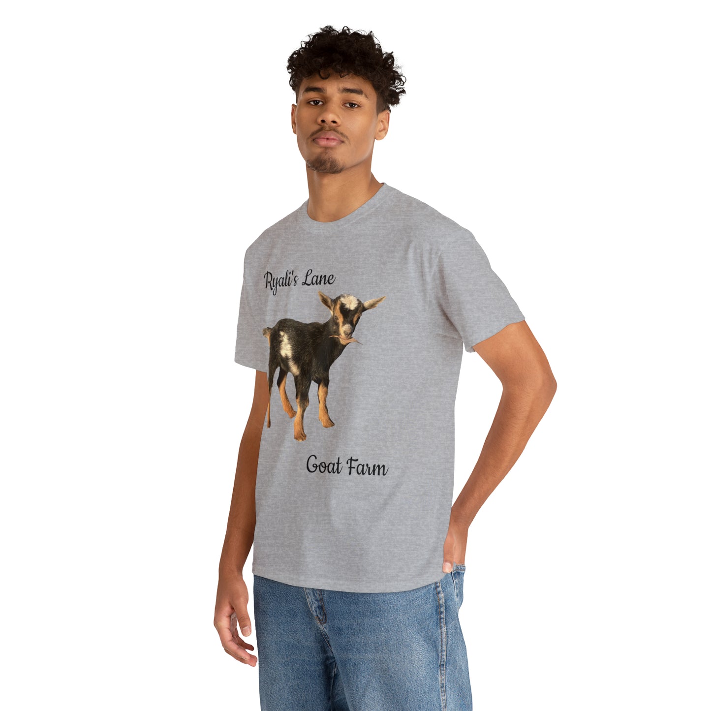 Unisex Heavy Cotton Tee - Ryali's Lane Goat Farm #1
