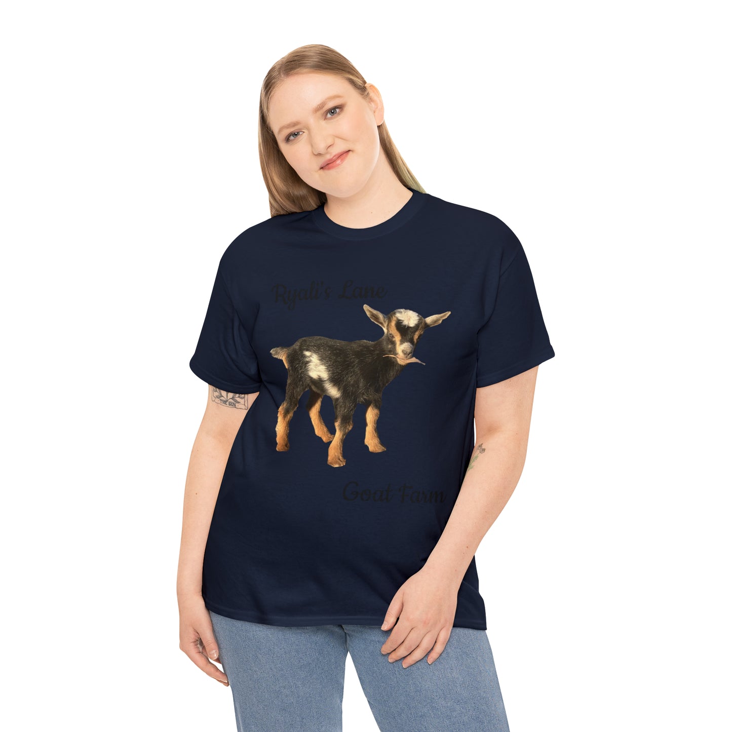 Unisex Heavy Cotton Tee - Ryali's Lane Goat Farm #1