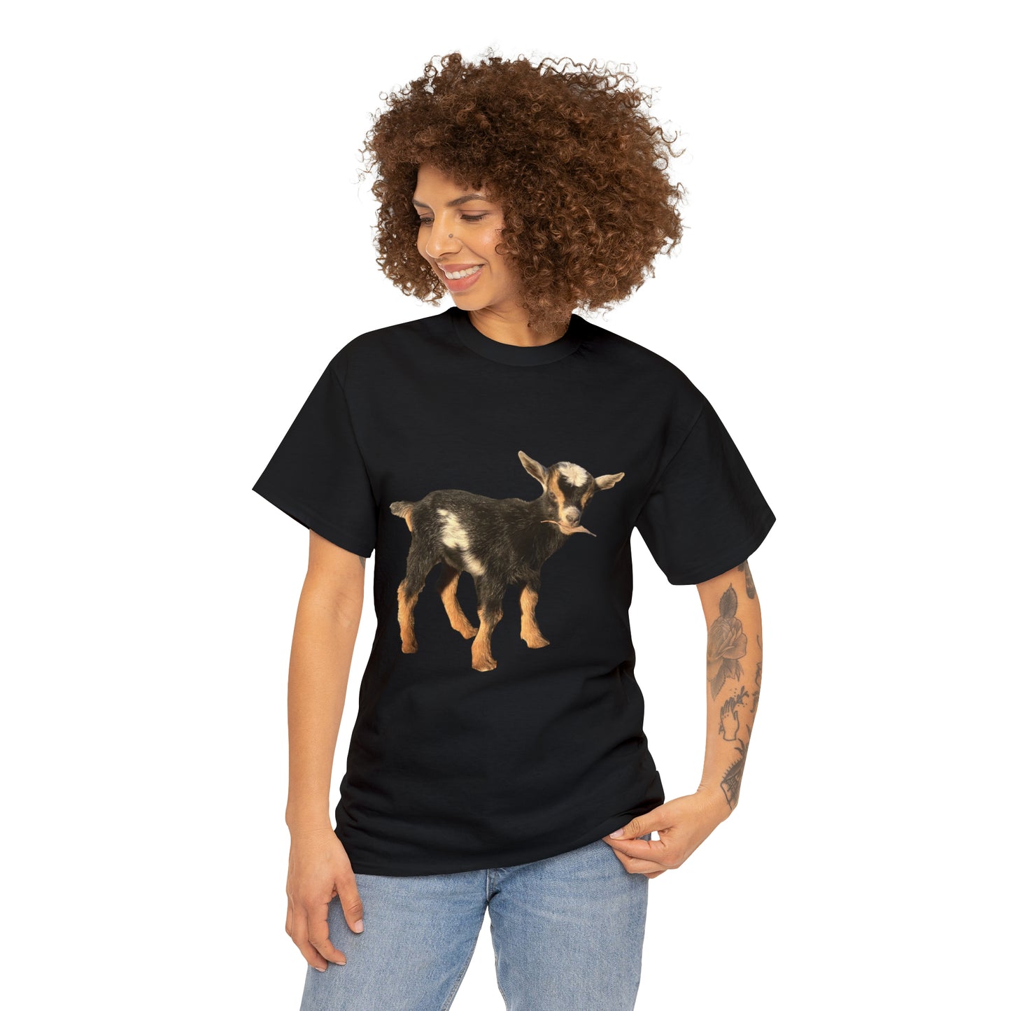 Unisex Heavy Cotton Tee - Ryali's Lane Goat Farm #1