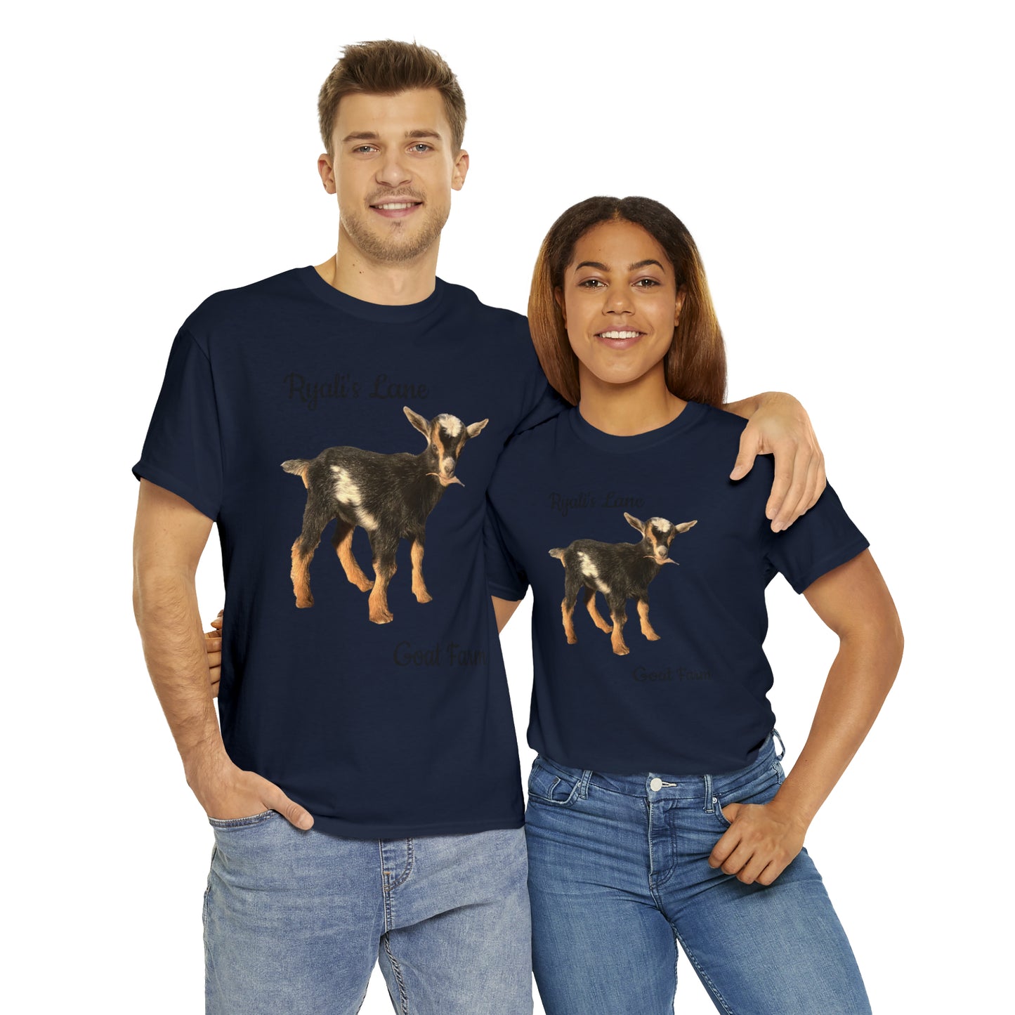 Unisex Heavy Cotton Tee - Ryali's Lane Goat Farm #1