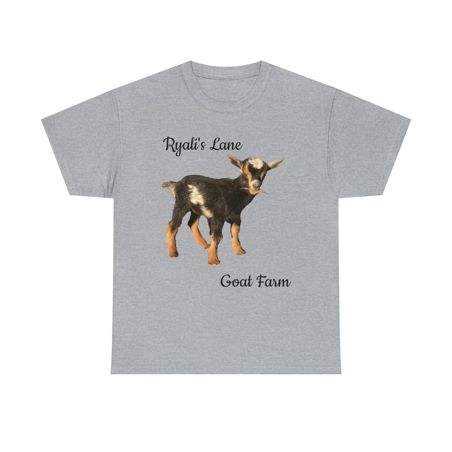 Unisex Heavy Cotton Tee - Ryali's Lane Goat Farm #1