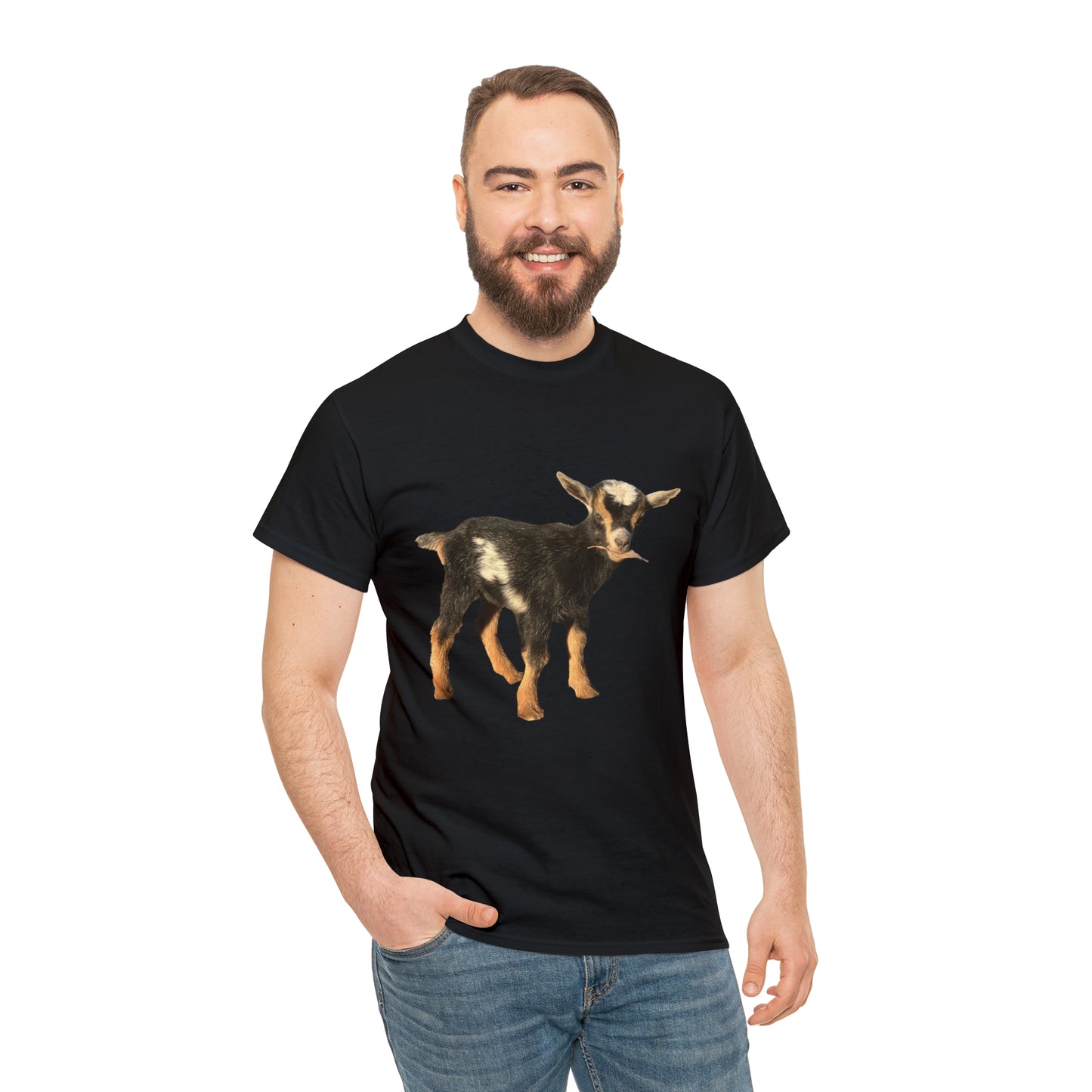 Unisex Heavy Cotton Tee - Ryali's Lane Goat Farm #1