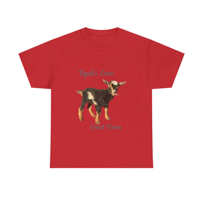 Unisex Heavy Cotton Tee - Ryali's Lane Goat Farm #2