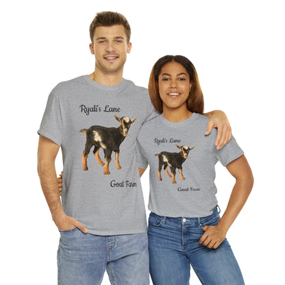 Unisex Heavy Cotton Tee - Ryali's Lane Goat Farm #1