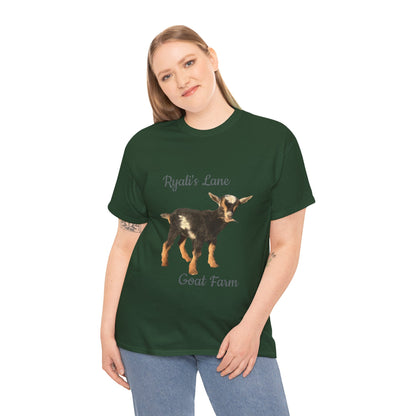 Unisex Heavy Cotton Tee - Ryali's Lane Goat Farm #2