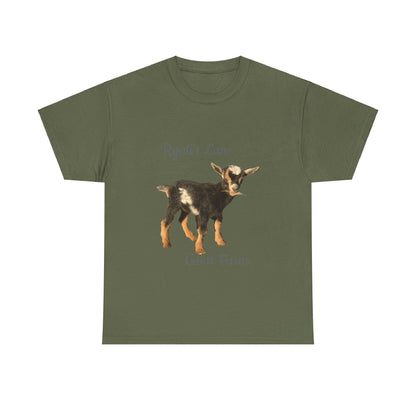 Unisex Heavy Cotton Tee - Ryali's Lane Goat Farm #2