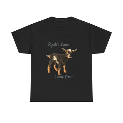 Unisex Heavy Cotton Tee - Ryali's Lane Goat Farm #2