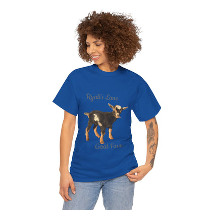 Unisex Heavy Cotton Tee - Ryali's Lane Goat Farm #2