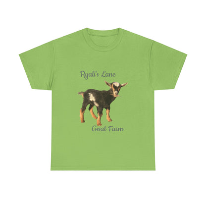 Unisex Heavy Cotton Tee - Ryali's Lane Goat Farm #2
