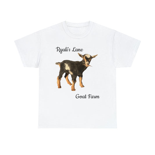 Unisex Heavy Cotton Tee - Ryali's Lane Goat Farm #1