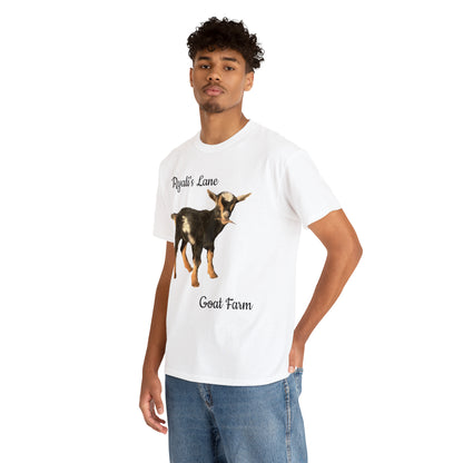 Unisex Heavy Cotton Tee - Ryali's Lane Goat Farm #1