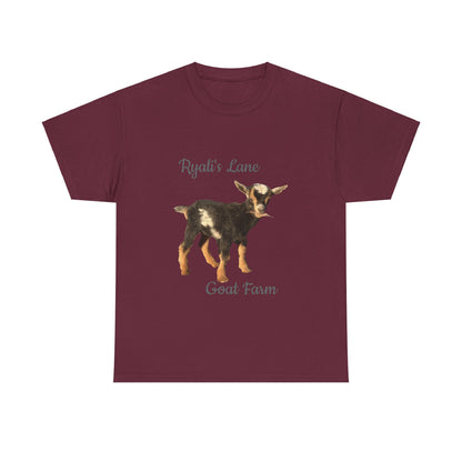 Unisex Heavy Cotton Tee - Ryali's Lane Goat Farm #2