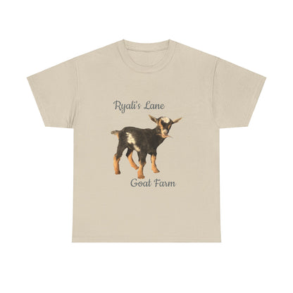 Unisex Heavy Cotton Tee - Ryali's Lane Goat Farm #2