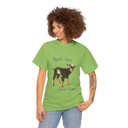 Unisex Heavy Cotton Tee - Ryali's Lane Goat Farm #2