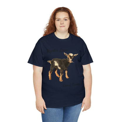 Unisex Heavy Cotton Tee - Ryali's Lane Goat Farm #1