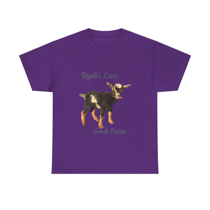Unisex Heavy Cotton Tee - Ryali's Lane Goat Farm #2