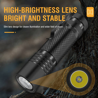 Super Bright Goat Tactical Flashlight Torch Super Bright LED Zoomable Torch