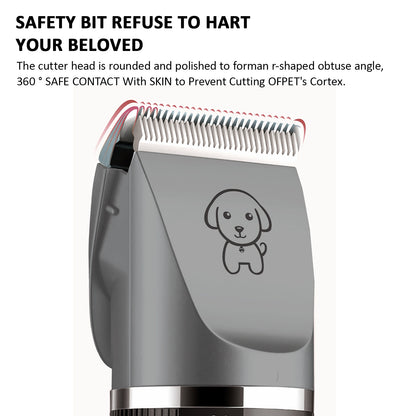 Cordless Goat Clippers also for Dog or Cat  includes Grooming Kit Pet Hair Shaver Trimmer Scissors